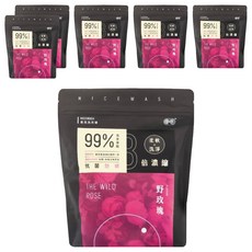 NICE WASH 豪洗 野玫瑰 洗衣球 99%完全萃取 抗菌防螨 柔軟洗淨 3倍濃縮, 32個裝, 6組