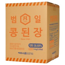 범일 콩된장 소입자, 14kg, 1개