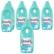다우니 실내건조 초고농축 섬유유연제 프레시 클린 본품, 1.05L, 1개입, 6개