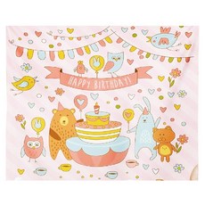 生日背景布, A款 生日