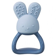 b.box 兔子冰涼咬牙器 BBO100408 3個月以上, 咬牙器, 莫蘭迪藍, 1個