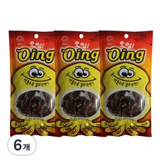 썬푸드 오잉 조미건어포, 50g, 6개