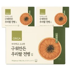 올가홀푸드 구워만든 우리쌀 전병, 3개, 김맛, 144g