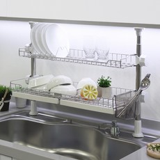 ENEX 立柱式雙層碗盤架, 1 個