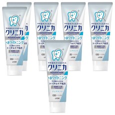 LION 獅王 固齒佳酵素極致亮白牙膏, 雙重淨色因子, 日本先進酵素配方, 130g, 6條