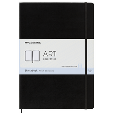 MOLESKINE 藝術素描本 黑色, A4, 1個, 96張