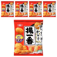 龜田製菓 醬油風味米果, 100g, 5包