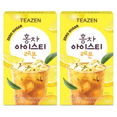 TEAZEN 茶禪 紅茶隨身包 冰鎮檸檬口味, 2盒, 5g, 10條