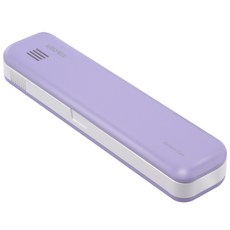 유토렉스 퍼펙트케어 충전식 휴대용 UV-C 듀얼 칫솔살균기, UTC-3200, 라벤더바이올렛