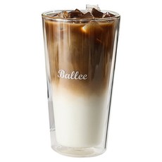 Ballee 雙層耐熱玻璃杯 500ml, 1個