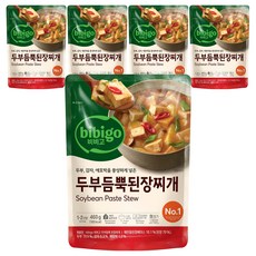 비비고 두부듬뿍 된장찌개, 460g, 5개