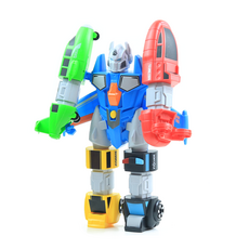 cami 5合1磁鐵變身機器人, 混合顏色, 1個