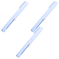 indi.k 粉彩筆型剪刀/美工刀, 藍色, 3個