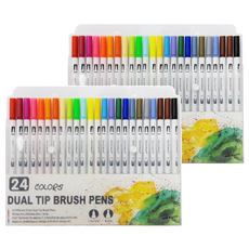 Dong-A PMS Dual Tip Live Callicolor Maca, 24 種顏色, 2組