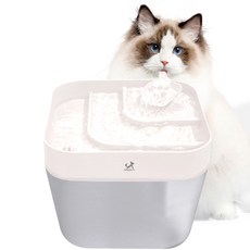 DING DONG PET 寵物Wave自動循環飲水機, 1個, 白色