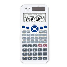 JINHO 京禾 工程用計算機 JH-222 6歲以上 129.2g, 白色, 1個