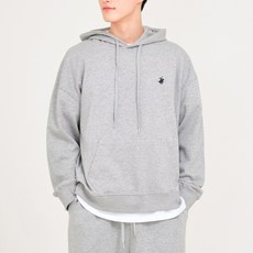 비버리힐스폴로클럽 남여공용 데일리 오버핏 자수로고 긴팔 후드티 CPG8T00