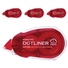 KOKUYO 國譽 好黏便利貼標準型 強黏 8.4mm x 16m, 4個, 單一顏色