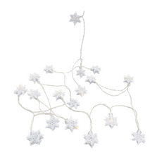 好物良品 3米LED聖誕節可愛造型金屬裝飾燈串, 雪花, 1個