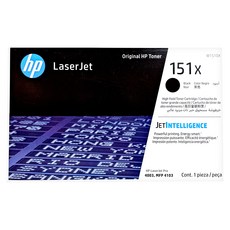 hp 惠普 151X 碳粉匣高印量 W1510X, 黑色, 1個