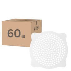 AHOYE 一次性排水孔/排水蓋/地漏蓋/地漏塞濾網 60個, 單一顏色