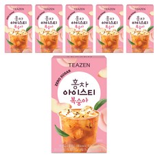 티젠 홍차 아이스티 복숭아, 5g, 10개입, 6개