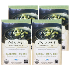 누미티 카르다몸향 보이차 티백, 2.1g, 16개입, 4개