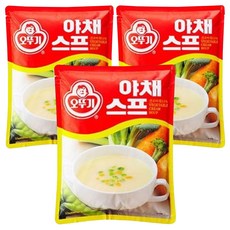 OTTOGI 不倒翁 即食蔬菜濃湯粉, 1kg, 3個