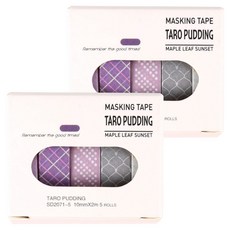 Daily Nest 感性紙膠帶 5款組 10mm x 2m, 2套, 款式 17