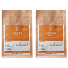 DUTCH&BEAN 哥倫比亞烘焙咖啡豆 2入, 200g, 2包, 冰滴咖啡/研磨咖啡(咖啡機用)