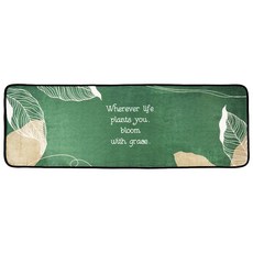 防水止滑浴室腳踏墊, 葉子