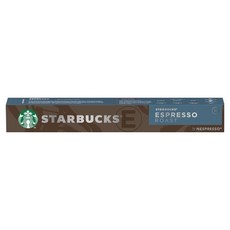 STARBUCKS 星巴克 特濃烘焙膠囊咖啡 Nespresso咖啡機適用, 5.7g, 10顆, 1盒