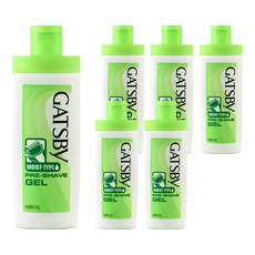 GATSBy 刮鬍前凝膠, 140ml, 6個