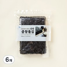 씨위드스낵 신안 곱창 돌김 30매, 90g, 1개입, 6개