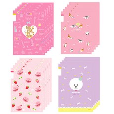 아이비스 여아용 초등 3-6학년 무제 노트, 랜덤 발송, 20개입