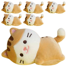 MOCHITOWN 可愛虎斑貓造型可微波小麥熱敷袋, 6個