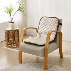 THEANN 超細纖維電熱坐墊 DHB-D2024, 米色, 45 x 90 cm