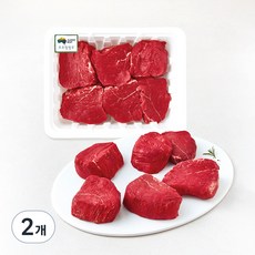 호주산 안심 스테이크 (냉장), 1kg, 2개
