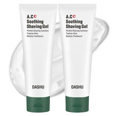 DASHU 茶樹舒緩刮鬍凝膠, 2個, 120ml