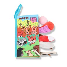 嬰兒沙沙響尾巴布書 森林動物尾巴, 道允