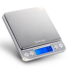 bruma 嬰兒副食品廚房電子秤 銀色 500g, BS50(銀色)
