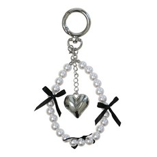 Bfancy Woni's 芭蕾緞帶鑰匙圈, 1個, 黑色