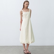 아틀리에나인 여성용 로아 벌룬 롱 드레스 OP-6285