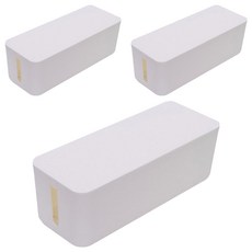 韓國 MEITOKU 延長線收納盒, 3個, 白色