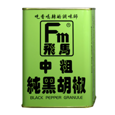 飛馬 中粗純黑胡椒 金罐, 345g, 1罐