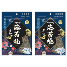 TOPDRY 頂級乾燥 厚切海苔燒 原味, 50g, 2包