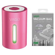 VAGO Z C 真空機 + 真空袋 L 組合 TVD2C-PINK + TVBZ32