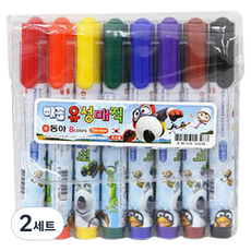 DONG-A 빼꼼 油性麥克筆, 8色, 2組