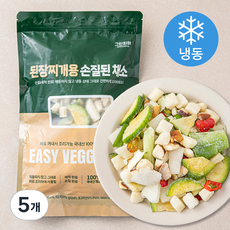 그린피아 된장찌개용 손질된 채소 (냉동), 450g, 5개