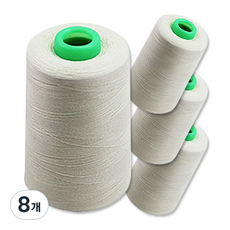 縫紉線 60S/3 5000m, 0008 象牙色 2, 8入